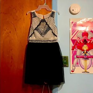 Black and white dress!